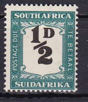 POSTAGE DUE STAMPS . 1948-1949 . NEW DESIGN CAPITAL'D' ROTO PRINTING  . 1/2D