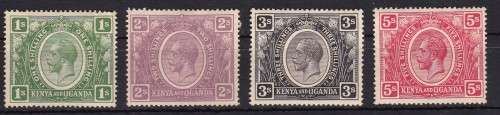 KUT - 1922 KING GEORGE V . SHORT SET . MM CV R1650