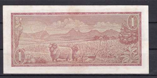 ONE RAND - TW DE JONG - 1973 - Z 29 PEPLACEMENT NOTE - A/UNC AS PER SCAN