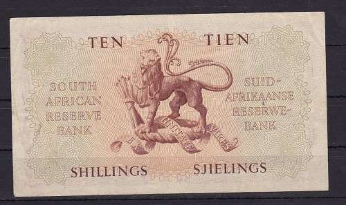 1 X 10 SJIELINGS - MH DE KOCK - DATED - 5 APRIL 1949 - AS PER SCAN - IN UNC R2900