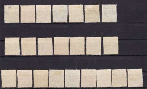 BRITISH POST SPANISH MOROCCO - 1914 - KG V AND KG VI - STAMPS AS PER SCAN - GOOD CV