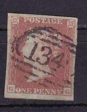 GB - QUEEN VICTORIA - 1941 - WMK 2 - PAPER MORE OR LESS BLUED - IMPERF - FINE USED