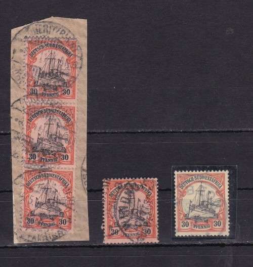 GERMAN SOUTH AFRICA - 1901 AND 1906 - SELLING AS PER SCAN