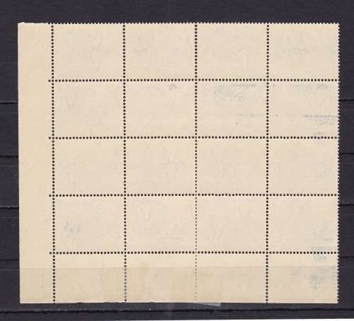 UNION OF SOUTH AFRICA - 1947 - 3D CORNER ARROW BLOCK OF 16 - UMM STAMPS - NOTE PERF ON BOTTEM LOOSE