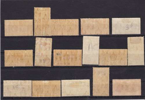 ASCENSION - KG V - 1934 - 16 X FINE MM STAMPS AS PER SCAN