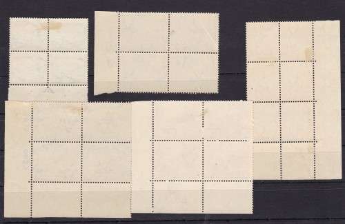 UNION OF SOUTH AFRICA - CYLINDER CORNER BLOCK AND CONTROLE BLOCKS - AS PER SCAN