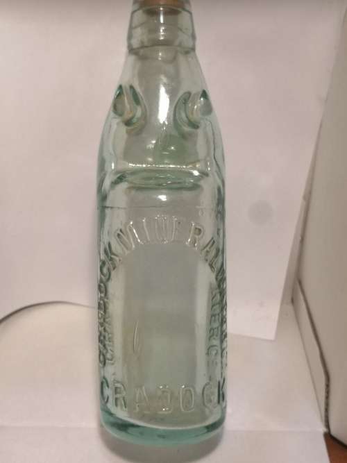 Old Vintage Bottles - 10 oz - CODD BOTTLES - CRADOCK MINERAL WATER - Co - AS PER SCAN
