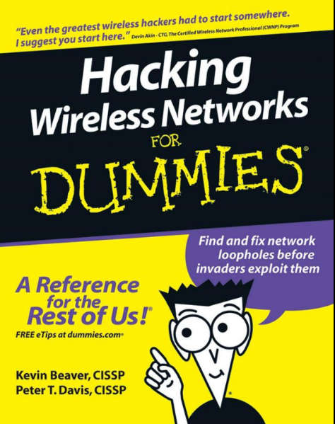 Hacking Wireless Networks For Dummies (Ebook)