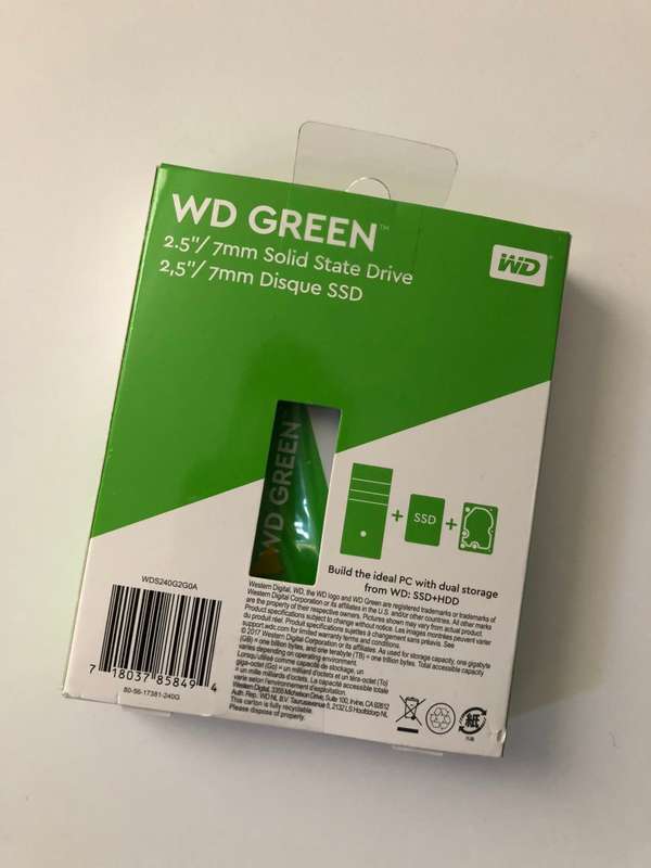 Western Digital Green 240GB Green SATA III 2.5 Inch Internal SSD Drive