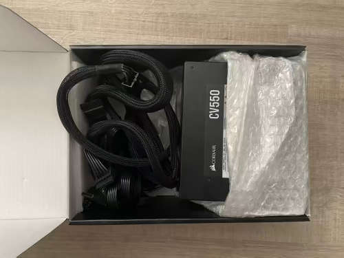 Corsair CV550 550W 80 Plus Bronze Certified Non-Modular Black Desktop Power Supply