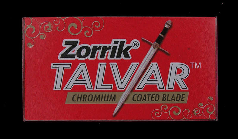 Zorrik Talvar Chromium Coated DE Saloon Pack Safety Razor Blades (10 blade tuck)