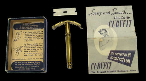 Vintage 1915 Curvfit "The Woman's Razor" in Original Box