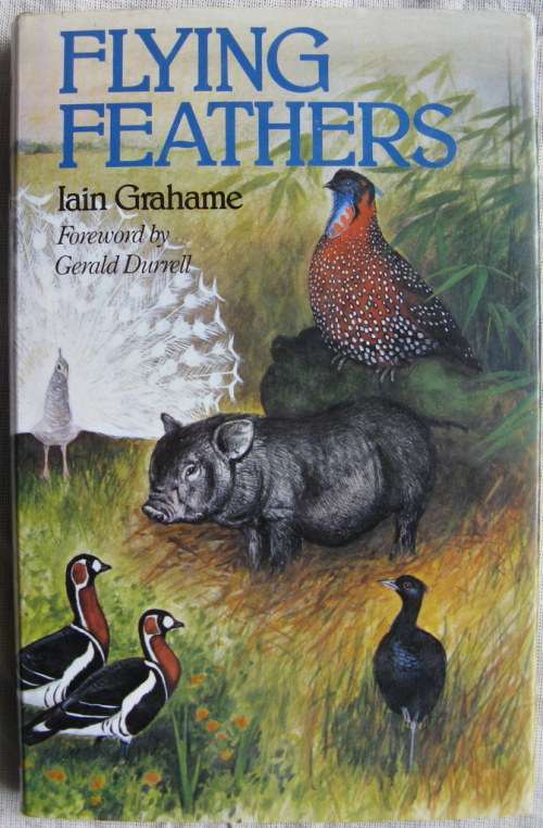 Flying Feathers -Iain Grahame - Hardcover 1977 (Foreword by Gerald Durrell)