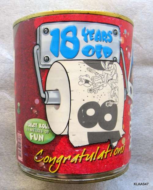 Congratulations Toilet Roll (24 metres) in a Can