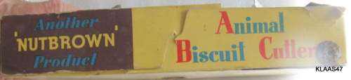 SET OF FOUR NUTBROWN ANIMAL BISCUIT CUTTERS STILL IN ORIGINAL BOX