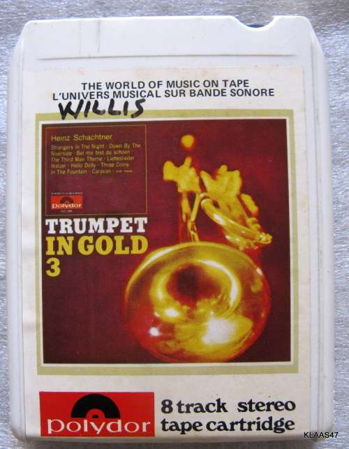 8 Track Stereo Tape Trumpet in Gold 3  Heinz Schachtner