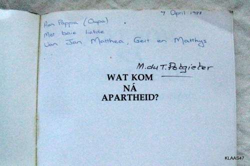 Wat Kom na Apartheid - J P Landman, P Nel, A van Niekerk - Sagteband (Jong AfriKaners aan die woord