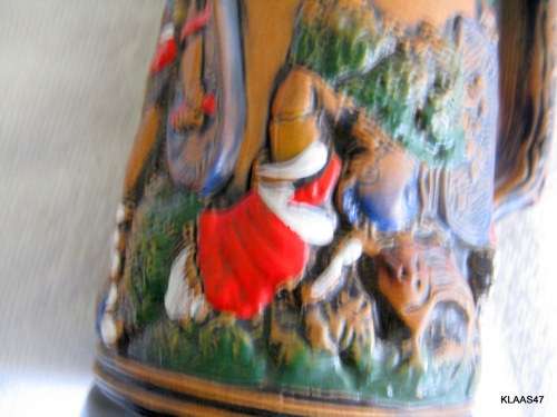 VINTAGE LIDDED STEIN : MARKED - ORIGINAL 1L 1009 :