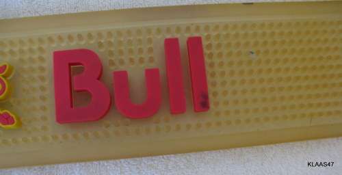 RED BULL : BAR MAT : 60cm x 8cmx1.5cm