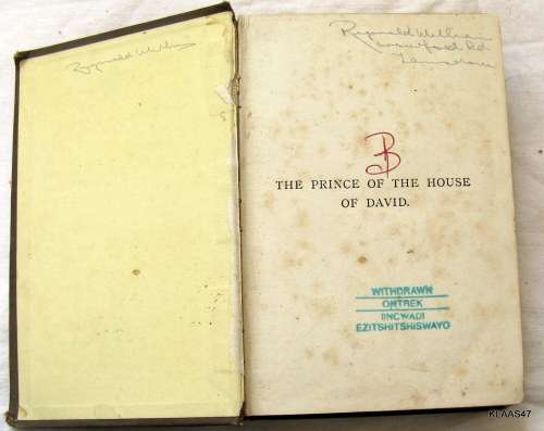 Prince of the House of David: or Three Years in the Holy City - Rev JH Ingraham - Hardcover