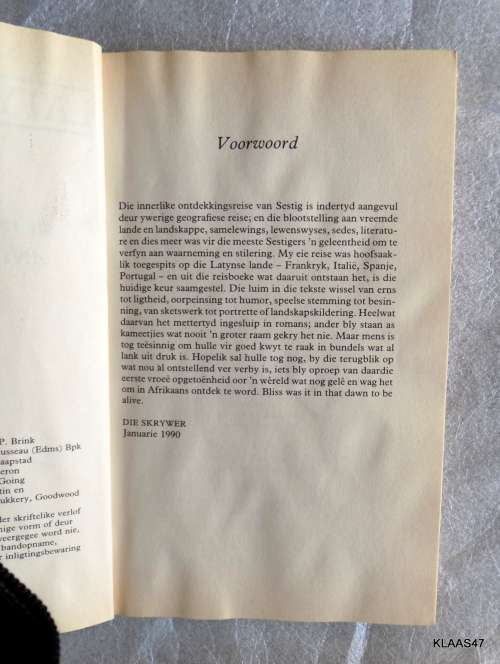 Latynse Reise - Andre P Brink - Sagteband  1990 (Sien Prente)