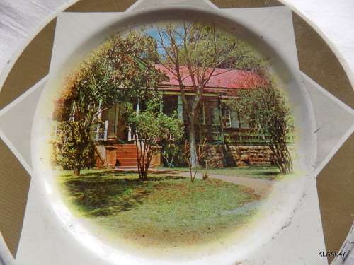 Metal Plate Featuring Doornkloof: Home of Gen & Mrs Smuts