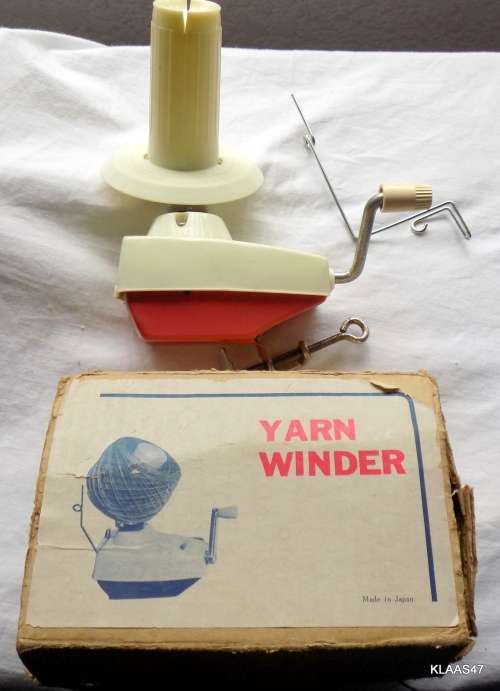 Janome Wool Winder  ( in box)  (Made in Japan) - Complete with wool guide and instructions