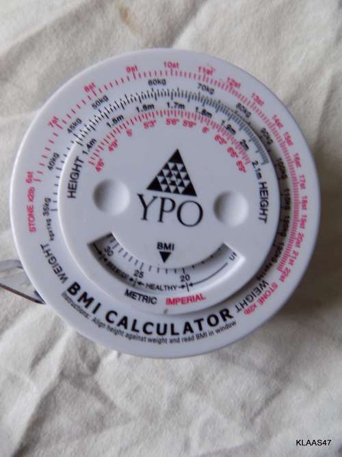 BMI CALCULATOR (METRIC AND IMPERIAL) and 150cm tape