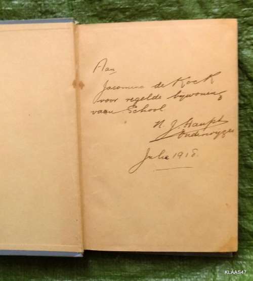 De Arme Linnenwever en Andere Verhalen - C von Schmid - Hardeband (Inscription 1918)
