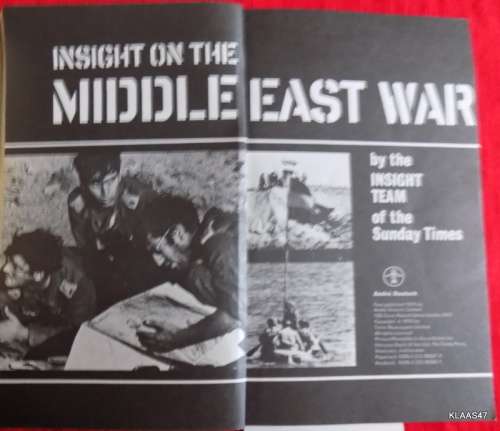 Insight on the Middle East War - Insight team of Sunday Times - Paperback
