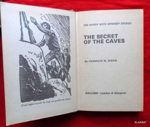THE HARDY BOYS SERIES THE  SECRET OF THE CAVES BY FRANKLIN  DIXON  HARDCOVER 1972