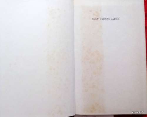 Only Hyenas Laugh - Pieter Lessing -Hardcover 1st 1964  (The New Africa)