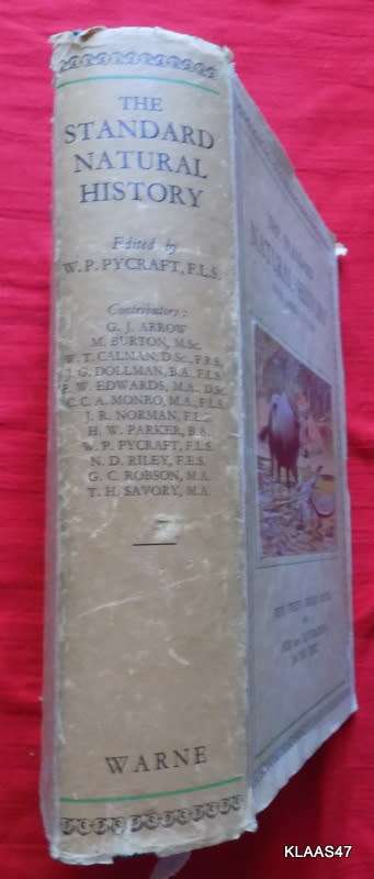 The Standard Natural History - From Amoeba To Man - W P Pycraft  - Hardcover