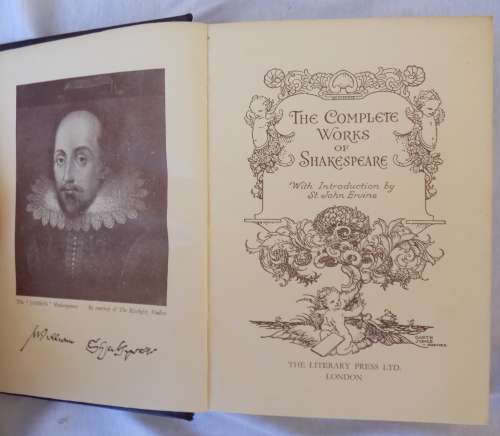 The Complete Works of Shakepeare - Introduction: St. John Ervine - Hardcover