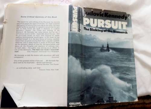 Pursuit: The Sinking of the Bismarck - Ludovic Kennedy - Hardcover 1974
