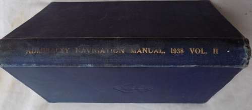 Admiralty Navigation Manual VOL 2 1938 Hardcover Reprint 1941