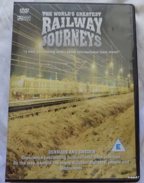 THE WORLD`S GREATEST RAILWAY JOURNEYS : DVD : DENMARK AND SWEDEN