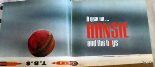 A Year On... Hansie and The Boys - Rodney Hartman - Hardcover 1998