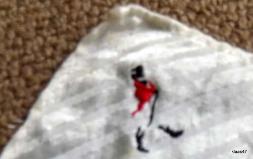 Vintage Johnny Walker 29cm Square Serviette (Embroidered Emblem)