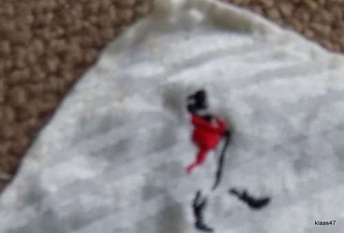 Vintage Johnny Walker 29cm Square Serviette (Embroidered Emblem)