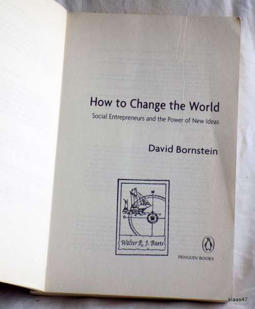 How To Change The World - David Bornstein - Paperback 2005