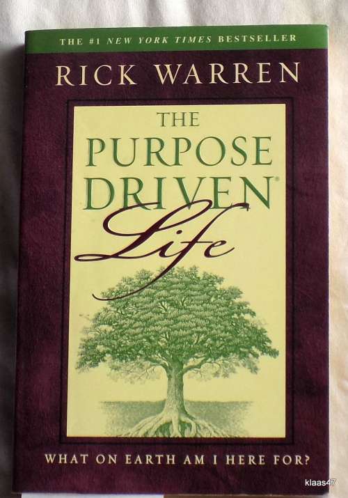 THE  PURPOSE DRIVEN  BY RICK WARREN  PAPERBACK