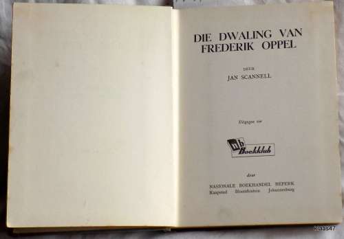 Die Dwaling Van Frederik Oppel - Jan Scannell - Hardeband