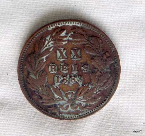 1883 Portugal, 20 Reis, Luiz