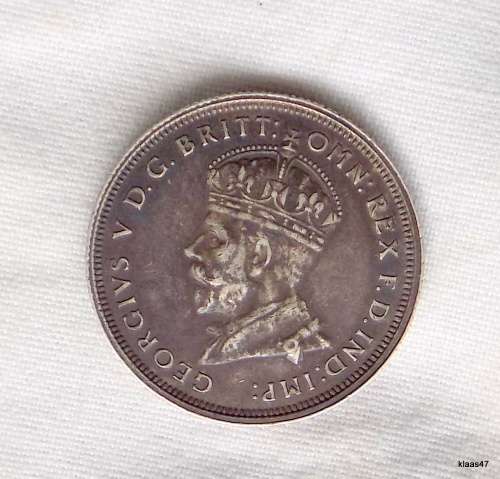 Australia - George V - 1927 - 1 Florin - Parliament House - Silver