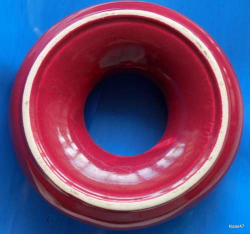 LUCIA WARE : POSY RING VASE no. 4001 : 17.5cm DIAMETER - 5cm DEEP