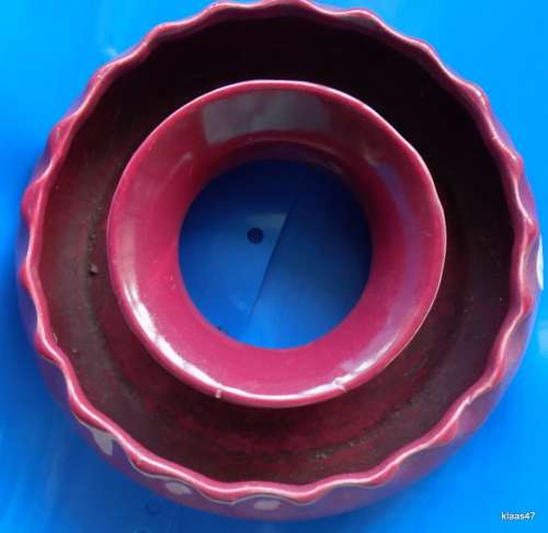 LUCIA WARE : POSY RING VASE no. 4001 : 17.5cm DIAMETER - 5cm DEEP