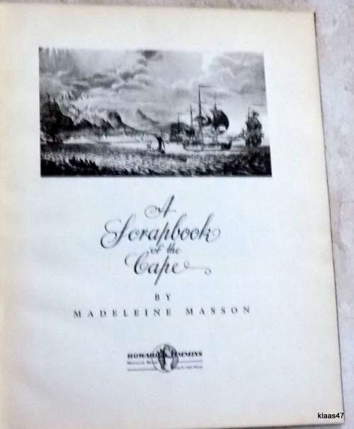 A Scrapbook Of The Cape - Madeleine Masson - Hardcover