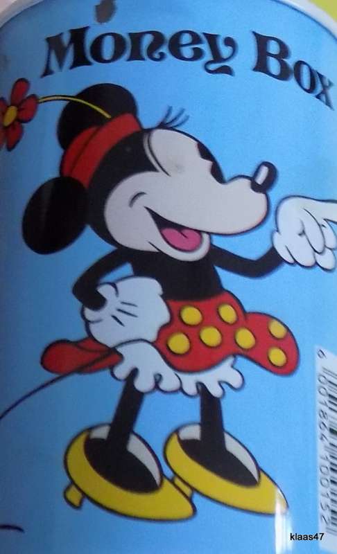 MONEY BOX - FEATURING MINNIE MOUSE AND MICKEY MOUSE -