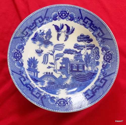 BLUE AND WHITE - MADE IN OCCUPIED JAPAN -SOUP PLATE